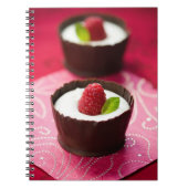 Witte chocolademousse dessert notitieboek (Voorkant)