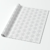 WITTE CHRISTMAS / Gift Wrapping Paper White Cadeaupapier (Uitgerold)