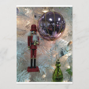 WITTE CHRISTMAS TREE CHRISTMAS INVITATIE KAART