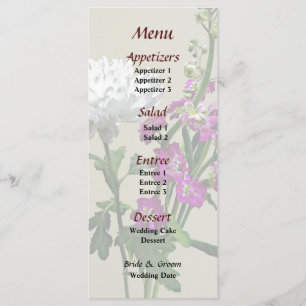 Witte Chrysant en Paarse Leeuwenbek Menu