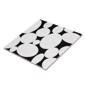 WITTE CIRCLS TEGELTJE (Zijkant)