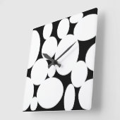 WITTE CIRCLS VIERKANTE KLOK (Hoek)