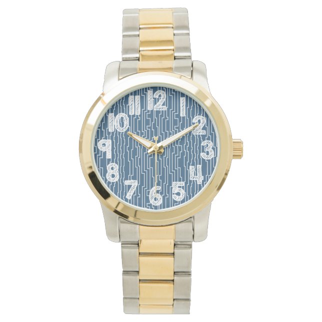 Witte circuitlijnen horloge (Voorkant)