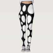 Witte cirkel leggings (Voorkant)