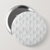 Witte cirkel met reliëf ronde button 4,0 cm (Voorkant /achterkant)