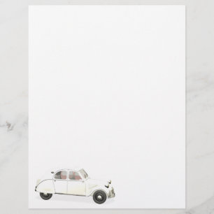 Witte citroen 2CV