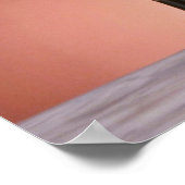 Witte Clarinet bloemen Poster (Hoek)