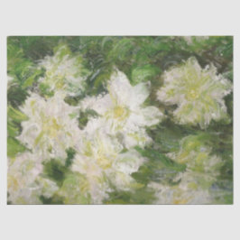 Witte Clematis door Claude Monet Tissuepapier