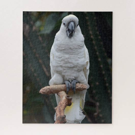 Witte cockatoo legpuzzel (Verticaal)