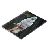 Witte cockatoo notitieboek (Linkerzijde)