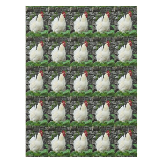 Witte cockpitjes tafelkleed (Voorkant)
