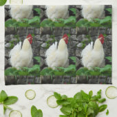 Witte cockpitjes theedoek (Gevouwen)