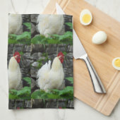 Witte cockpitjes theedoek (Quarter Fold)