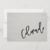 Witte Colorado Passport bedankpas Bedankkaart (Achterkant)