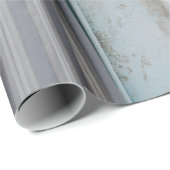 WITTE CONCRETE BOUW MET DRIE GROENE VENSTERS A CADEAUPAPIER (Rol Hoek)