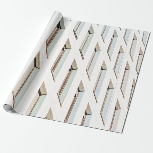 WITTE CONCRETE BOUW TIJDENS DAG-3 CADEAUPAPIER (Uitgerold)