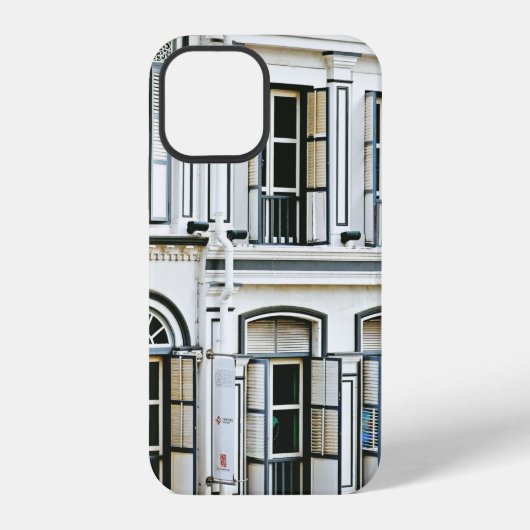WITTE CONCRETE BOUW TIJDENS DAG-4 iPhone HOESJE (Achterkant)