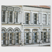 WITTE CONCRETE BOUW TIJDENS DAG CADEAUPAPIER (Vlak)