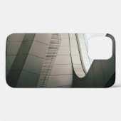 WITTE CONCRETE STAIRS MET GRIJS METAALRAILS Case-Mate iPhone CASE (Achterkant (horizontaal))