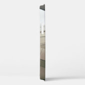 WITTE CONCRETE STAIRS MET GRIJS METAALRAILS Case-Mate iPhone CASE (Achterkant / Rechts)