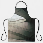 WITTE CONCRETE STAIRS MET GRIJS METAALRAILS SCHORT (Voorkant)