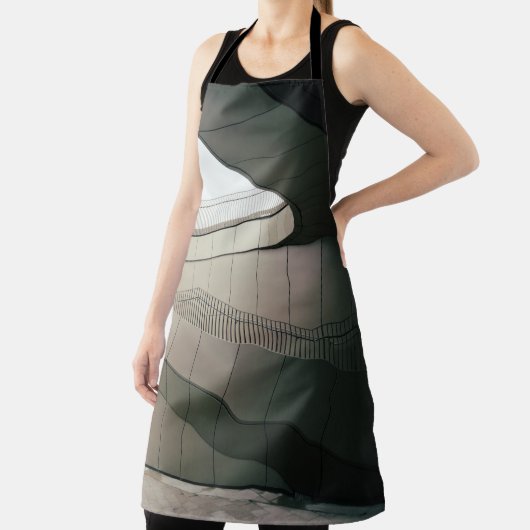 WITTE CONCRETE STAIRS MET GRIJS METAALRAILS SCHORT (Insitu)