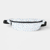 Witte Confetti Kinder Fanny Pack Heuptasje (Voorkant)