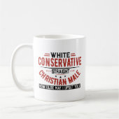 Witte conservatieve koffie-mok koffiemok (Links)