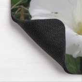 -witte convolvulus Bloem-mousepad Muismat (Hoek)