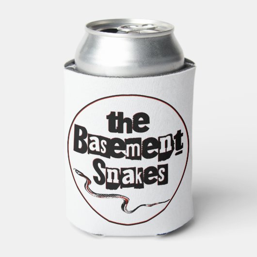 Witte Coozie - Basement Slangen (Blikje Voorkant)