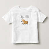 WITTE CORGI BESTIE TSHIRT (Voorkant)