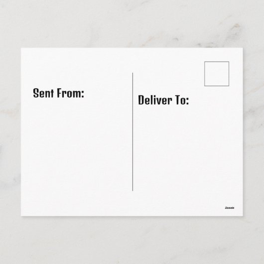 Witte Cornis hen op patio Feestdagenkaart (Achterkant)