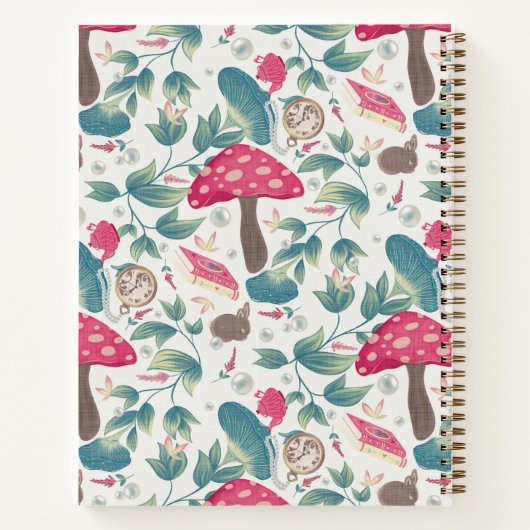 Witte Cottagecore Notitieboek (Achterkant)