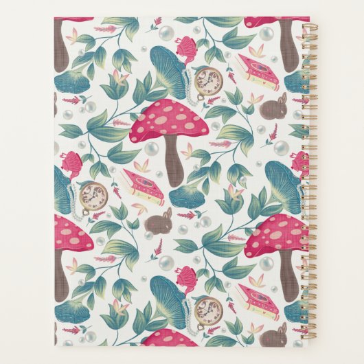 Witte  Cottagecore Planner (Achterkant)