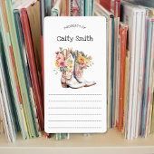 Witte Cowgirl laarzen met bloemen eigendom van Etiket