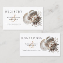 Witte Cowgirl Pet met Bloemen Trouwregister