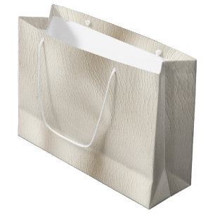 Witte Crème Nep Leer Trouwjurk   Groot Cadeauzakje