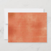 Witte Crème Pompoen Bloem Bruid & Baby Shower Bedankkaart (Achterkant)