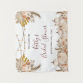 Witte Crème Pompoen Bruiloftssalon Bord Tapijt Wandkleed (Voorkant)