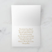 Witte crèmekleurige rozen. Bedankt Moeder voor mij Kaart (Binnen)