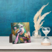 Witte Crested Blush Tail Jay Fantasy Bird Fotoplaat (Insitu)
