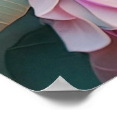 Witte Crested Blush Tail Jay Fantasy Bird Poster (Hoek)