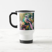 Witte Crested Blush Tail Jay Fantasy Bird Reisbeker (Links)