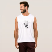 Witte crew neck t-shirt (Voorkant volledig)