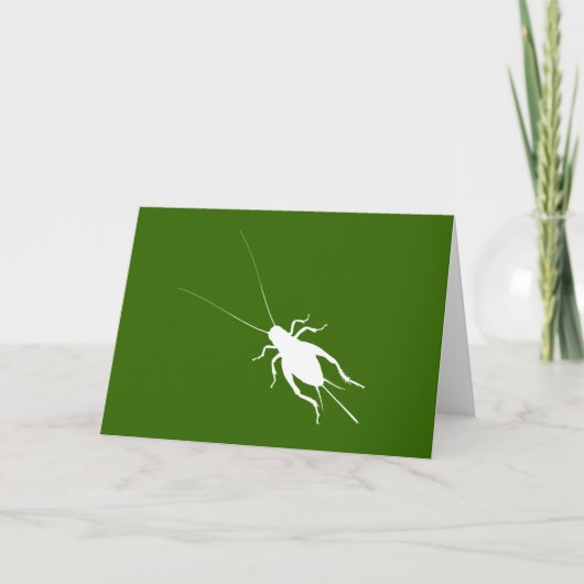 Witte cricket kaart (Voorkant)