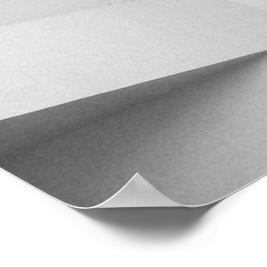 Witte cubbyplank poster (Hoek)