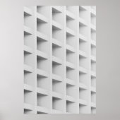 Witte cubbyplank poster (Voorkant)