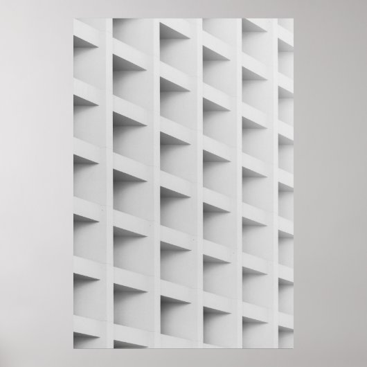 Witte cubbyplank poster (Voorkant)