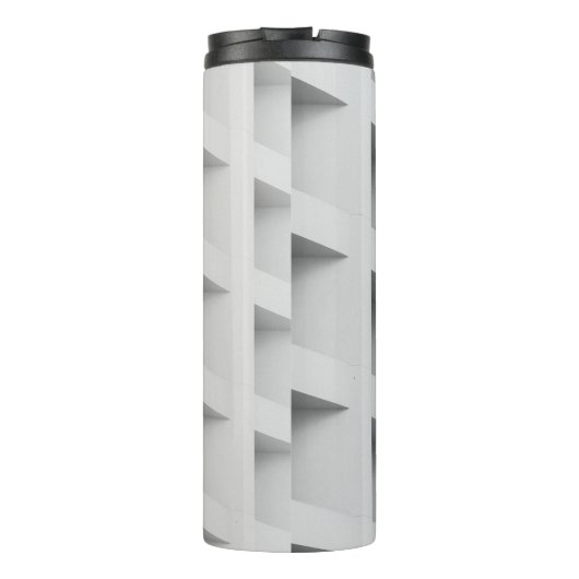 Witte cubbyplank thermosbeker (Achterkant)