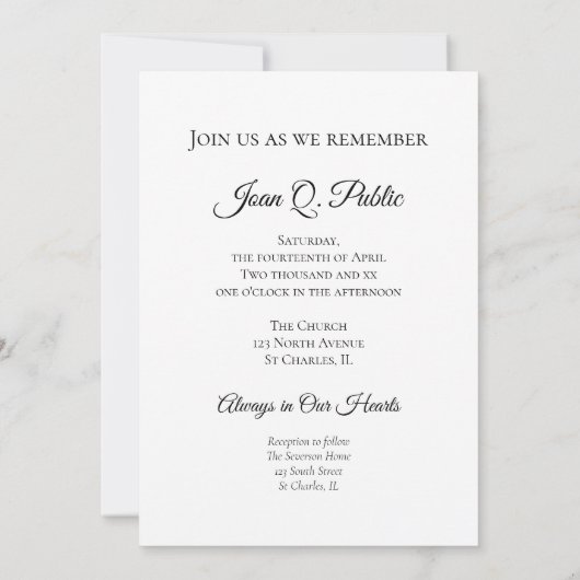 Witte Daffodil Bloem Lente Viering van het Leven Kaart (Achterkant)